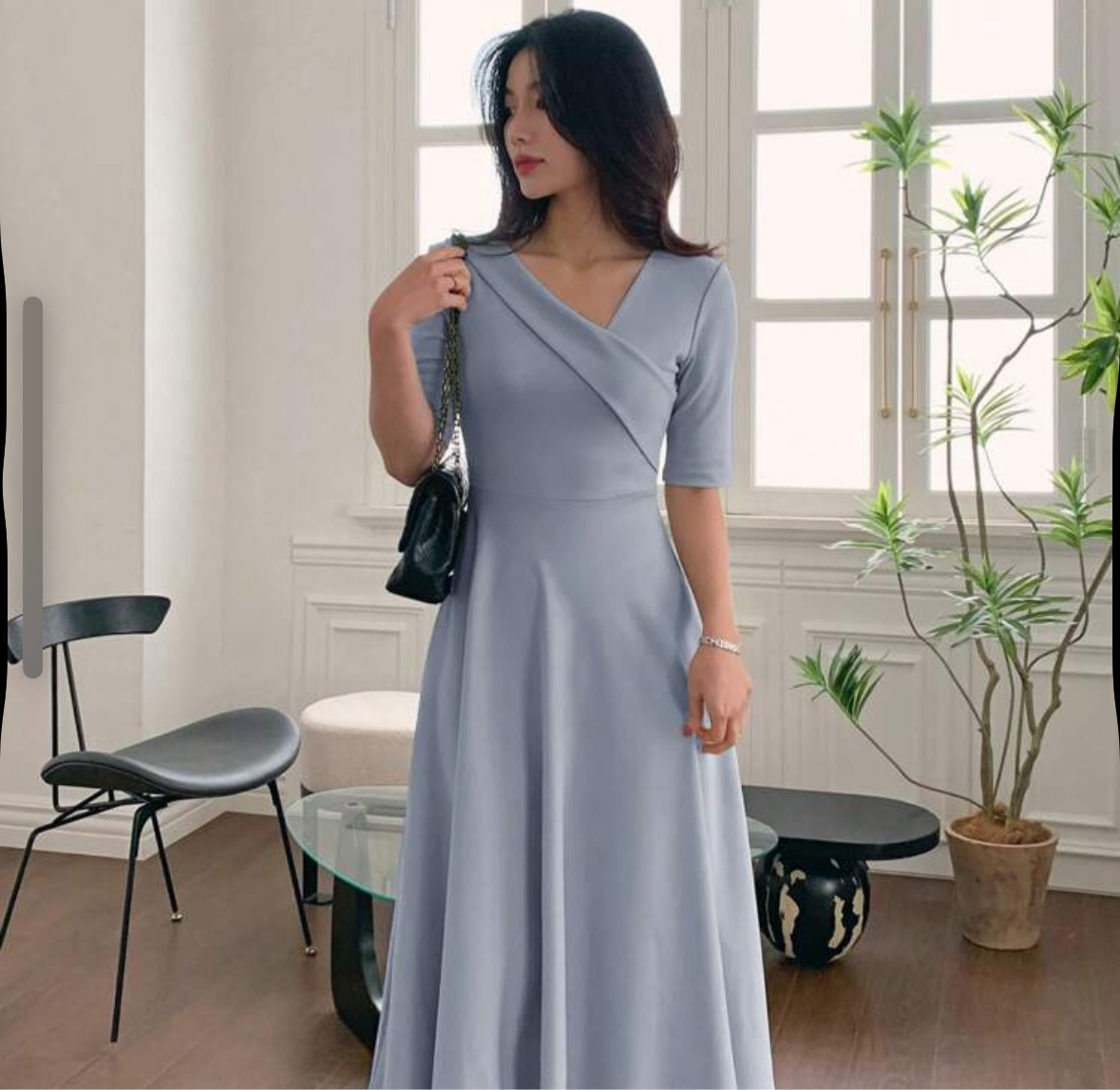 SHEIN Dazy Ice Blue Dress