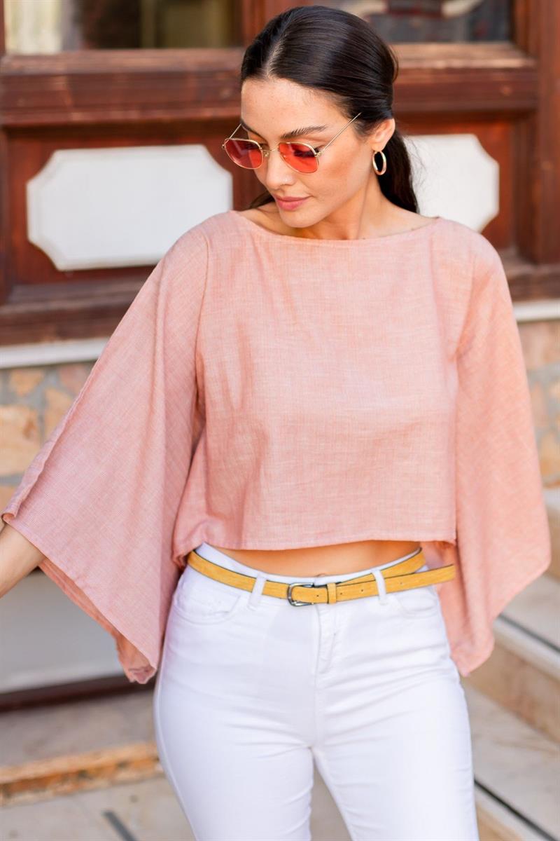 Baby pink Crop Top