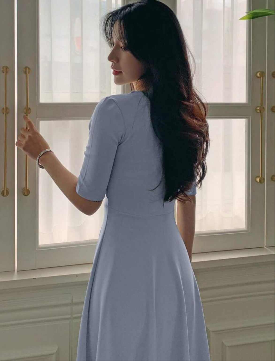 SHEIN Dazy Ice Blue Dress