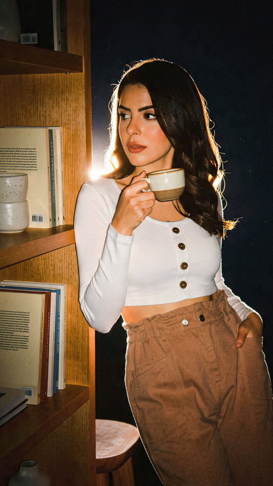 Basic White Crop Top