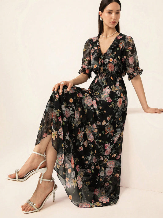 Aveloria Printed Vacation Dress