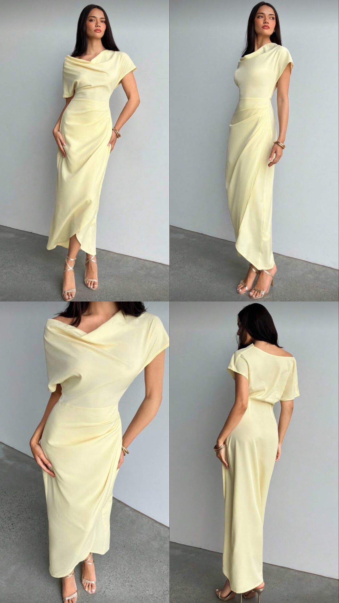 Butter yellow dress